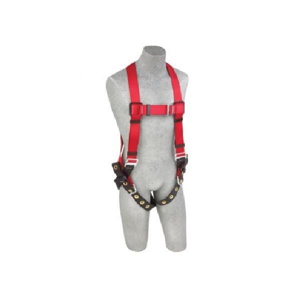 PRO HARNESS, TONGUE BUCKLE LEGS, BACK D-RING, MEDIUM