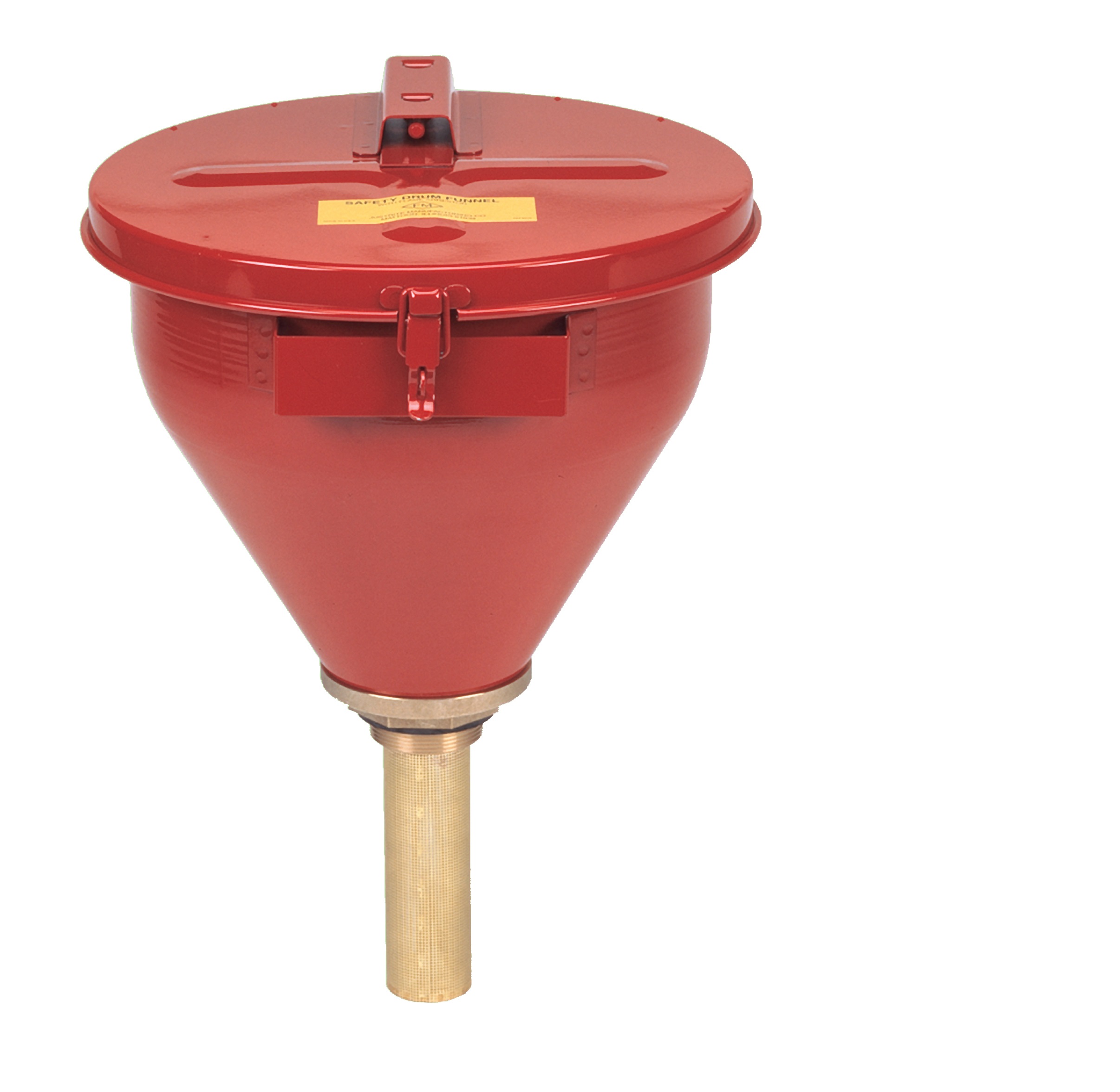 Justrite Funnel for Steel Drum, 6" Flame Arrestor