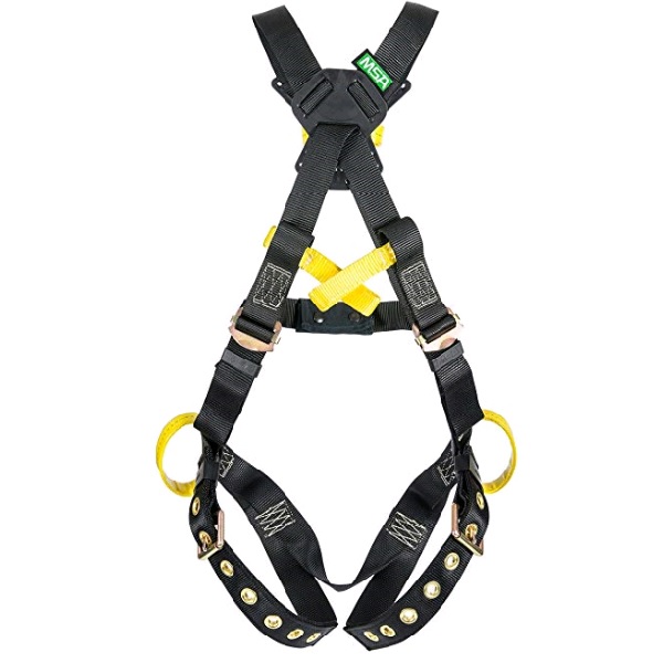 Workman Arc Flash Crossover Harness, BACK & SIDE WEB Loop, Tongue Buckle leg straps, BELAY LOOPS, Standard (STD)