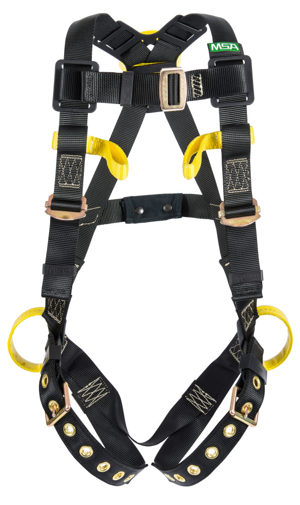 Workman Arc Flash Vest-Style Harness, BACK & SIDE WEB Loop, Tongue Buckle leg straps, BELAY LOOPS, X-Large (XLG)