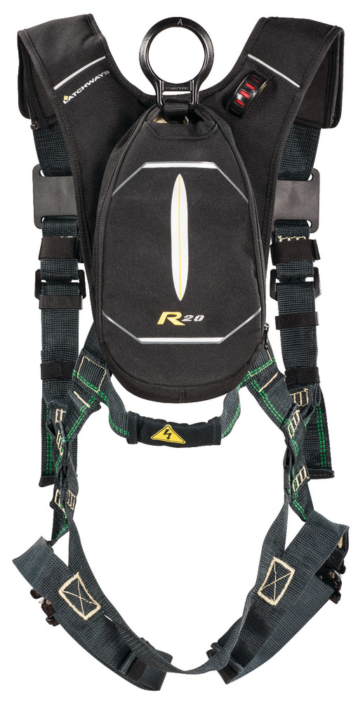 Personal Rescue Device (PRD) with EVOTECH Arc Flash Harness, Quick-Connect leg straps, Standard (STD)