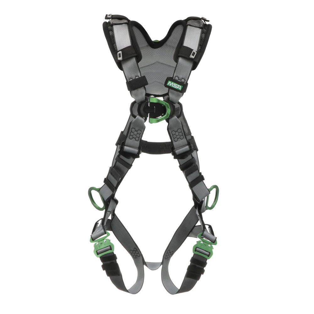 V-FIT Harness, Standard, Back, Chest & Hip D-Rings, Quick-Connect Leg Straps, Shoulder Padding