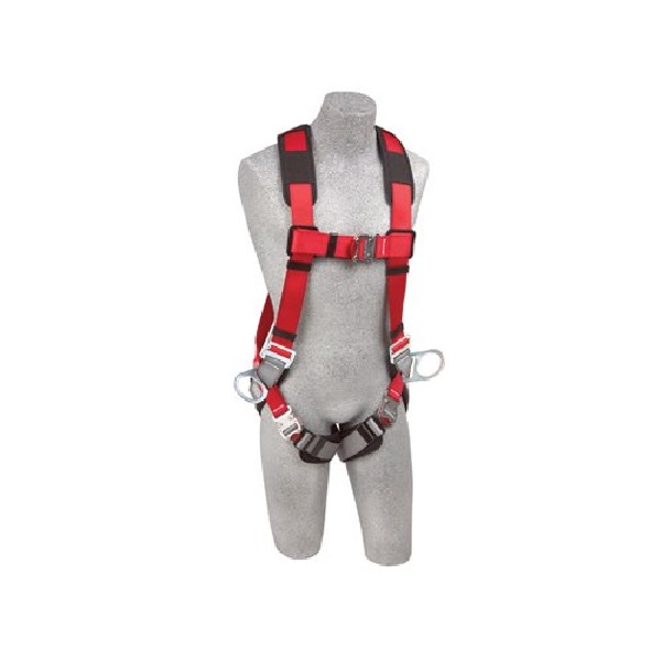 PRO HARNESS, QUICK CONNECT BUCKLE LEGS, BACK & SIDE D-RING