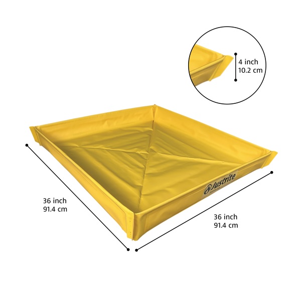 FOLDING UTILITY TRAY, 36" X 36" X 4"