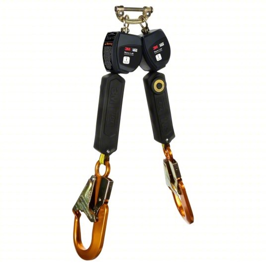 NANO-LOK SELF RETRACTING LIFE LINE,TWIN LEG 6',