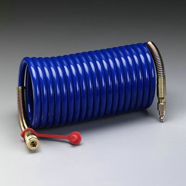 SUPPLIED AIR HOSE 25' 3/8" ID HIGH PRESS COILED