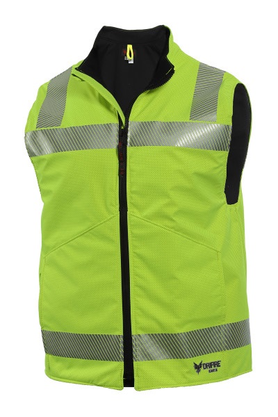 DRIFIRE Hi-Vis FR Fleece Lined Vest, Class 2, Yellow